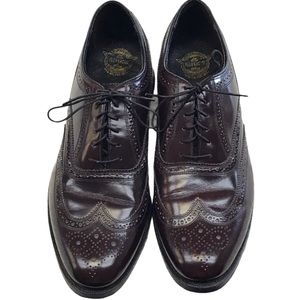 Florsheim Shoe Brown Men Lexington Wingtip Leather 10